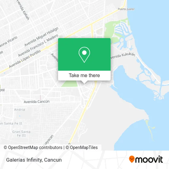 Galerías Infinity map