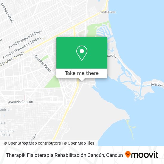Therapik Fisioterapia Rehabilitación Cancún map
