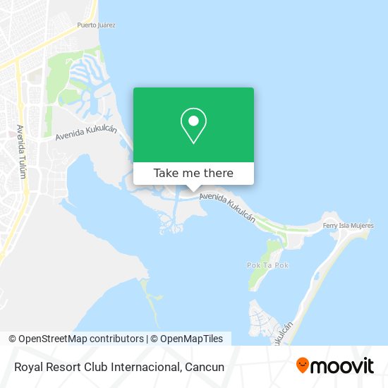 How to get to Royal Resort Club Internacional in Benito Juárez by Bus?