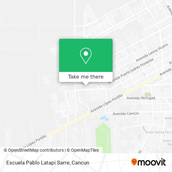Escuela Pablo Latapi Sarre map