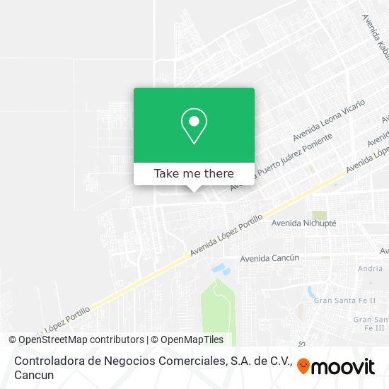 Controladora de Negocios Comerciales, S.A. de C.V. map