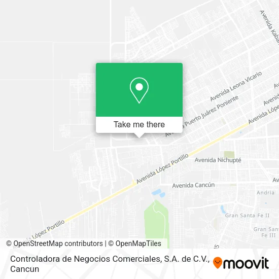 Controladora de Negocios Comerciales, S.A. de C.V. map