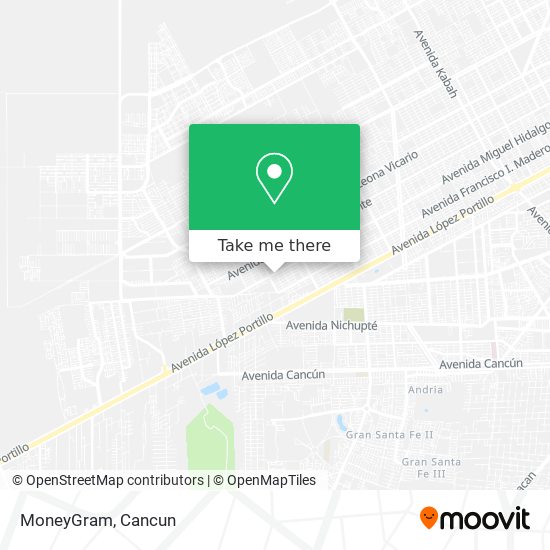 MoneyGram map