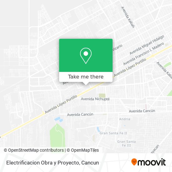 Mapa de Electrificacion Obra y Proyecto