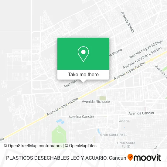 PLASTICOS DESECHABLES LEO Y ACUARIO map