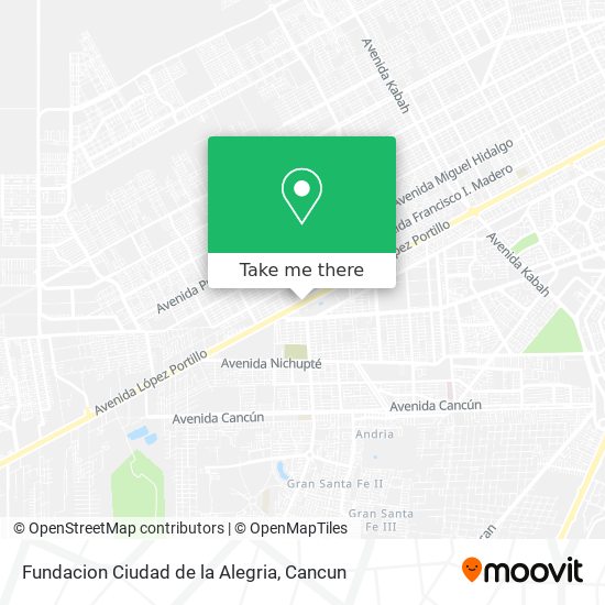 Fundacion Ciudad de la Alegria map