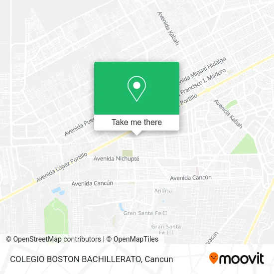 COLEGIO BOSTON BACHILLERATO map
