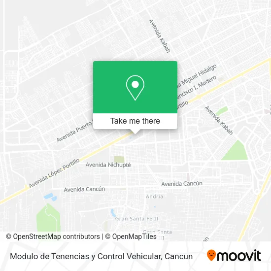 Mapa de Modulo de Tenencias y Control Vehicular