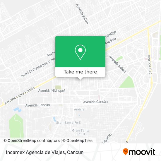 Mapa de Incamex Agencia de Viajes