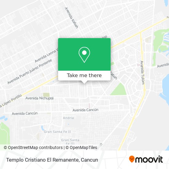 Mapa de Templo Cristiano El Remanente