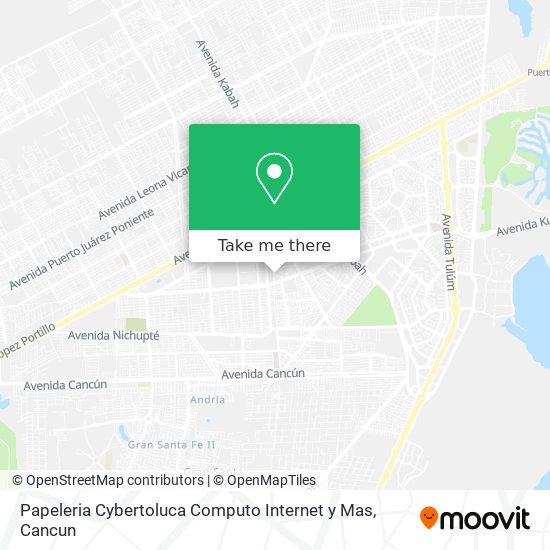 Mapa de Papeleria Cybertoluca Computo Internet y Mas