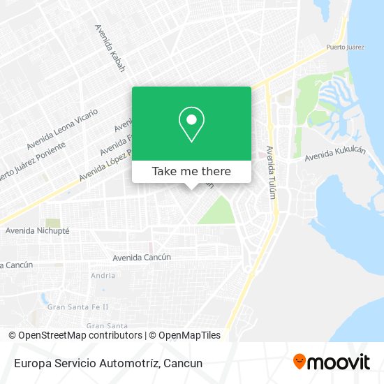 Europa Servicio Automotríz map