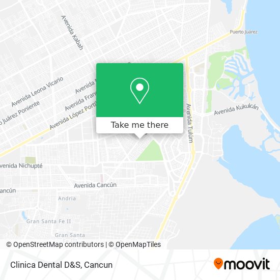 Mapa de Clinica Dental D&S