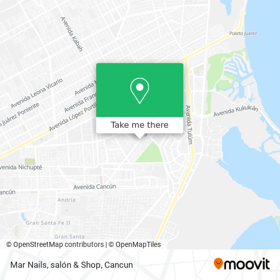 Mar Nails, salón & Shop map