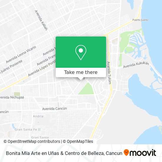 Mapa de Bonita Mía Arte en Uñas & Centro de Belleza