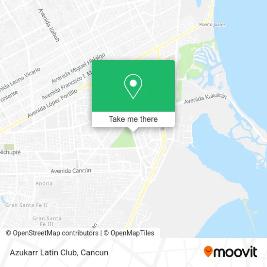 Azukarr Latin Club map