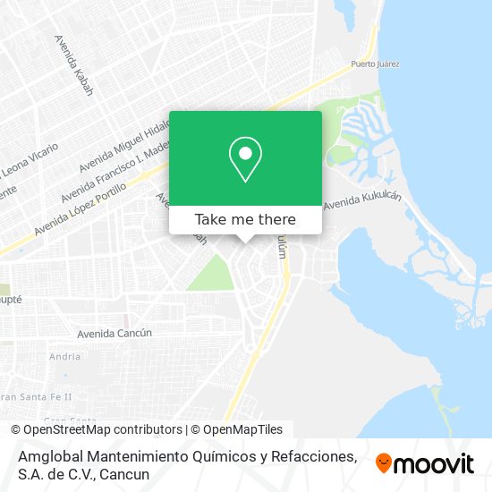 Amglobal Mantenimiento Químicos y Refacciones, S.A. de C.V. map