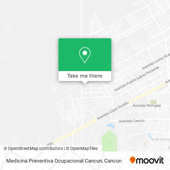 Medicina Preventiva Ocupacional Cancun map