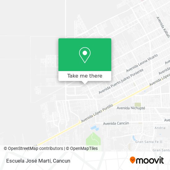 Escuela José Martí map