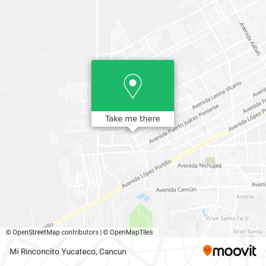 Mapa de Mi Rinconcito Yucateco