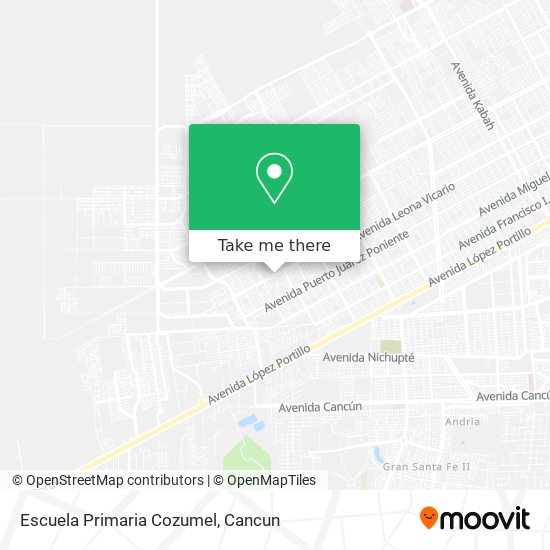 How to get to Escuela Primaria Cozumel in Benito Juárez by Bus?