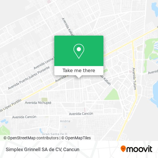 Simplex Grinnell SA de CV map