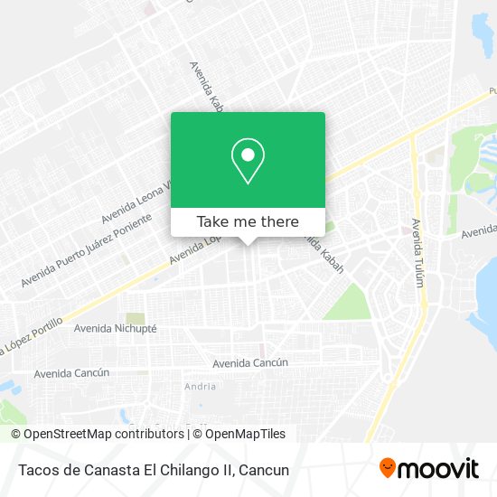 Mapa de Tacos de Canasta El Chilango II
