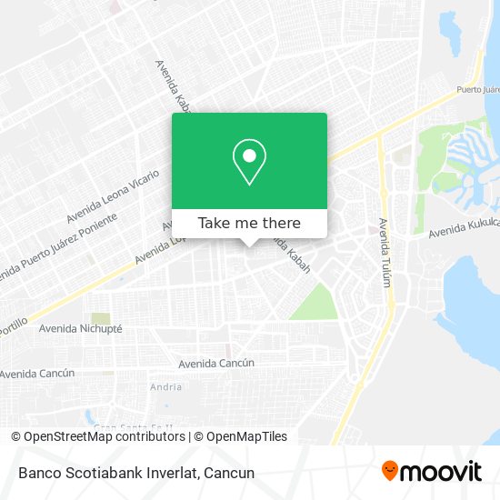 Banco Scotiabank Inverlat map
