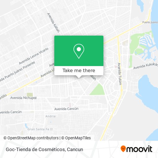 Goc-Tienda de Cosméticos map