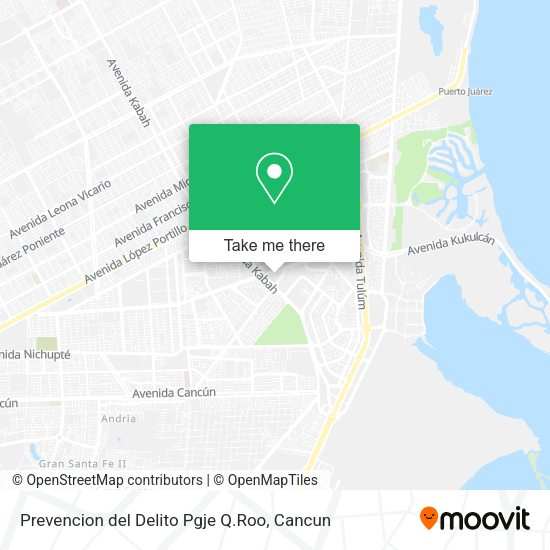 Prevencion del Delito Pgje Q.Roo map