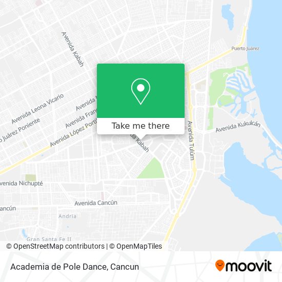 Academia de Pole Dance map