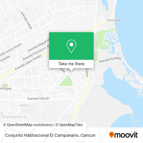 Conjunto Habitacional El Campanario map