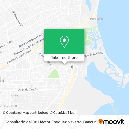 Consultorio del Dr. Héctor Enríquez Navarro map
