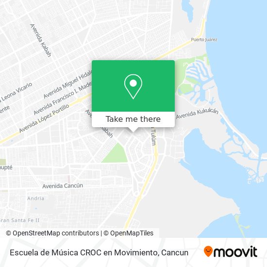 Escuela de Música CROC en Movimiento map