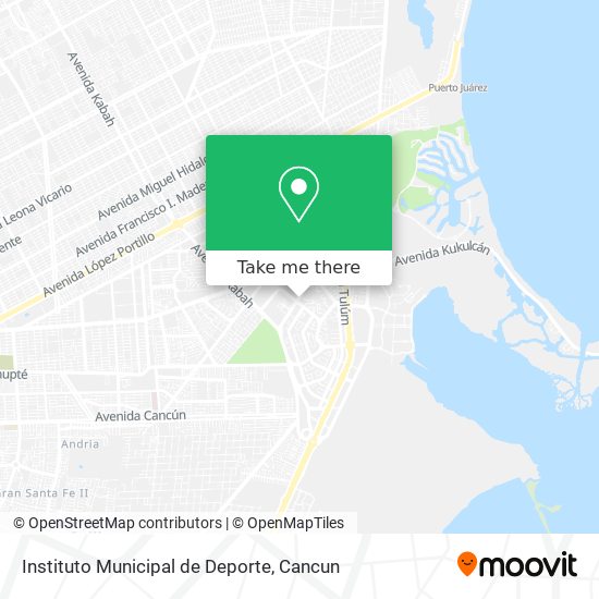 Instituto Municipal de Deporte map