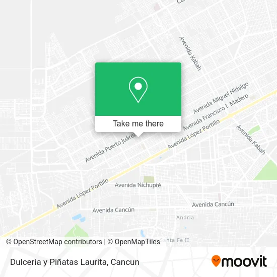Dulceria y Piñatas Laurita map