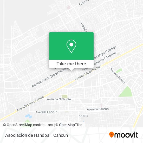 Mapa de Asociación de Handball