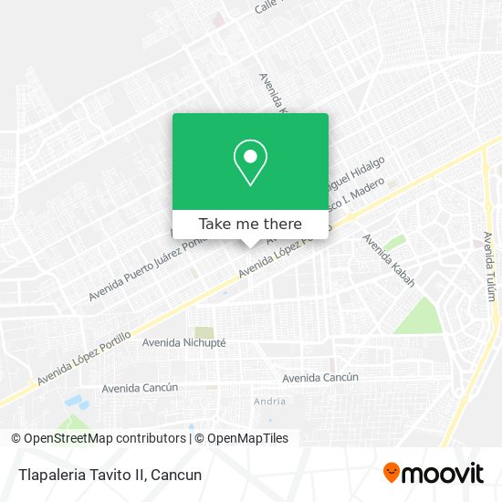 Mapa de Tlapaleria Tavito II