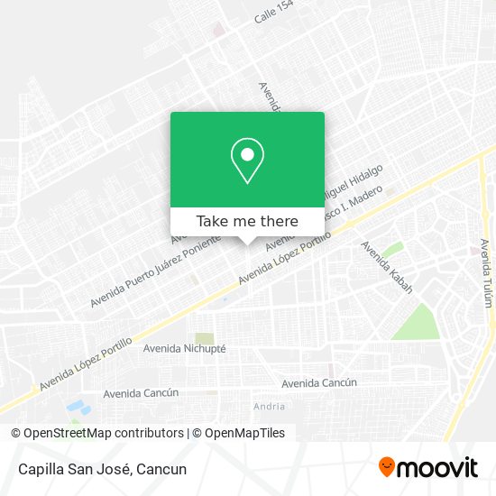 Capilla San José map