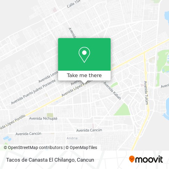 Tacos de Canasta El Chilango map