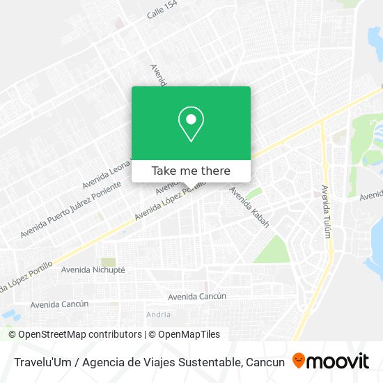 Mapa de Travelu'Um / Agencia de Viajes Sustentable