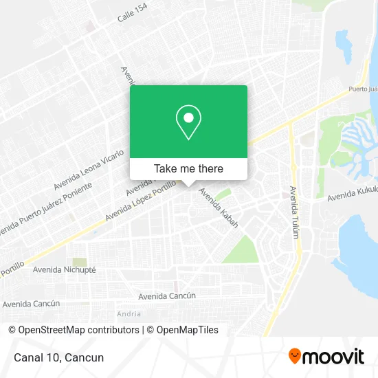 Canal 10 map