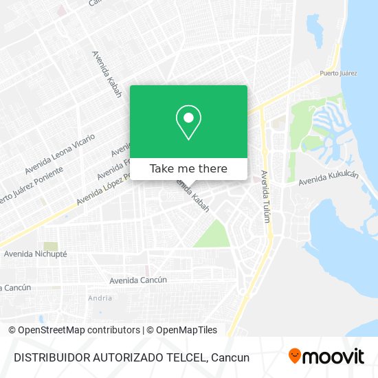 DISTRIBUIDOR AUTORIZADO TELCEL map
