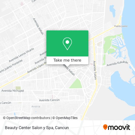 Mapa de Beauty Center Salon y Spa
