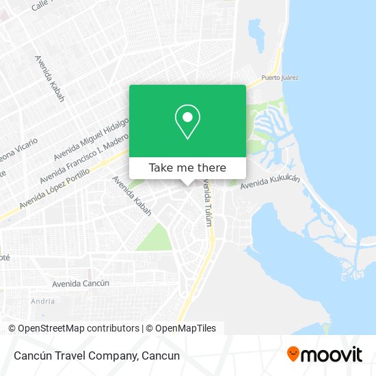 Cancún Travel Company map