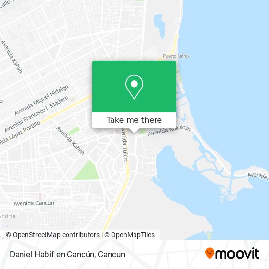 Mapa de Daniel Habif en Cancún