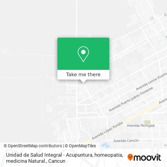 Unidad de Salud Integral - Acupuntura, homeopatía, medicina Natural. map