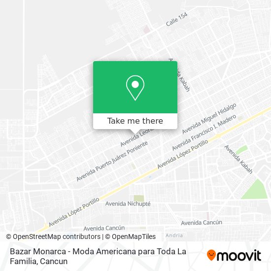 Bazar Monarca - Moda Americana para Toda La Familia map