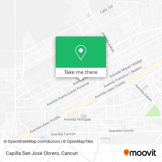 Capilla San José Obrero map