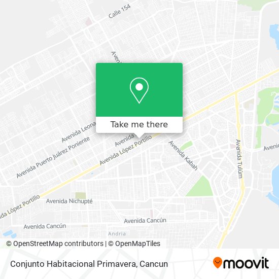 Mapa de Conjunto Habitacional Primavera
